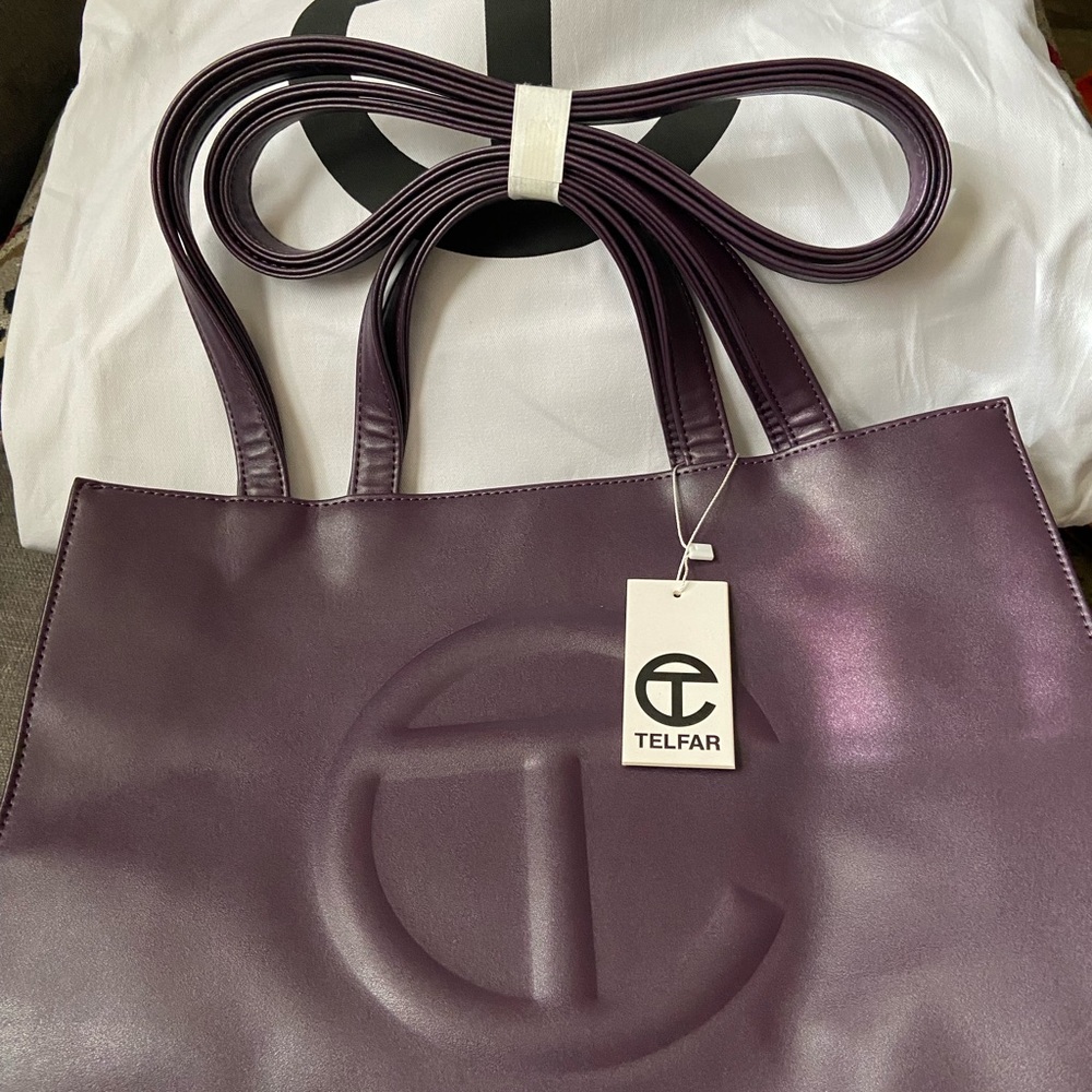 New Medium Purple Telfar Shopper